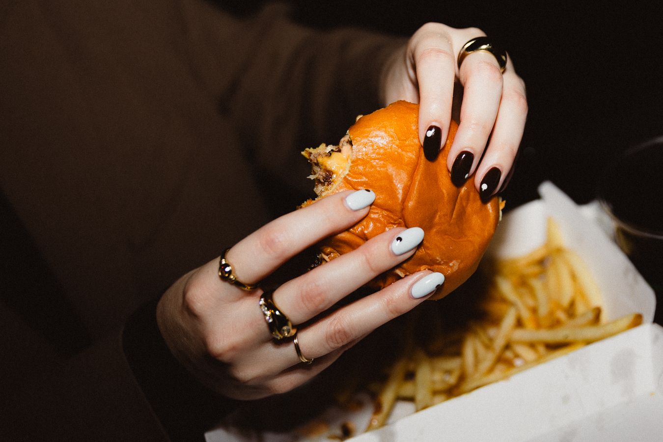 Pacho's smash burger and fries